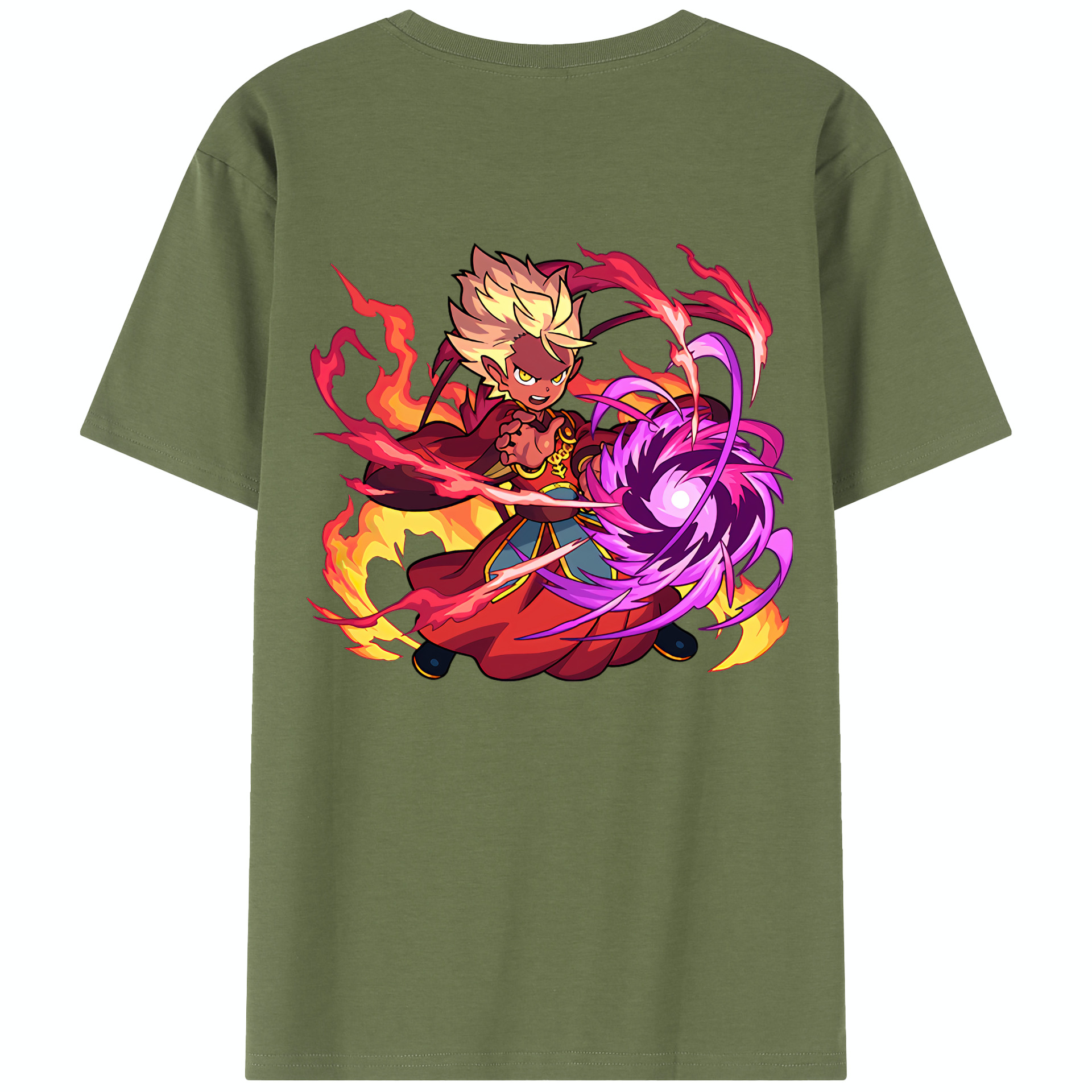 （画像用） 妖怪ウォッチ Yo-kai Watch 綿100％半袖Tシャツ（背面プリント）